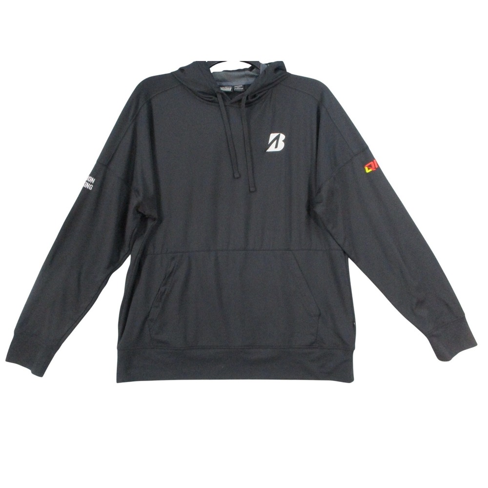 Pennant Bridgestone Golf Hoodie Mens Large Black QMI DC Region Flush King L